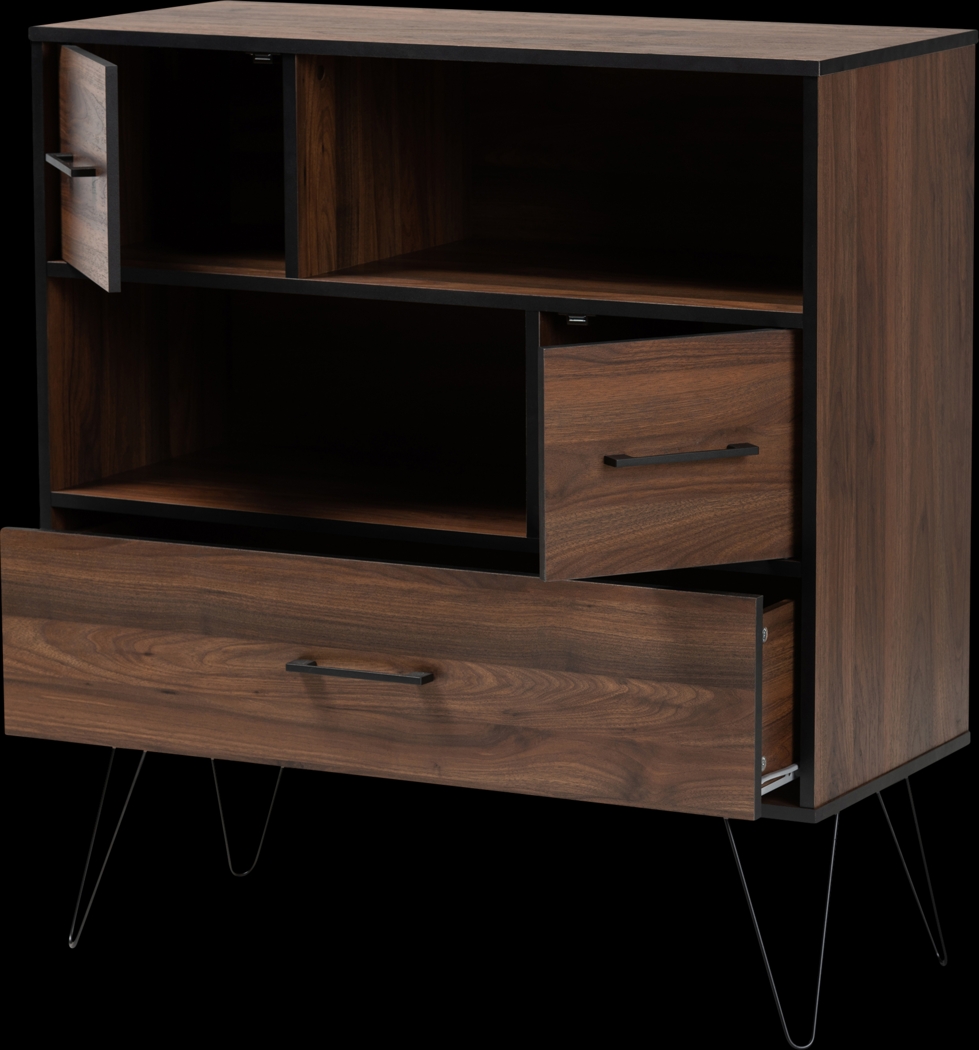 Alitak Brown Bookcase - Thumbnail - Image 2