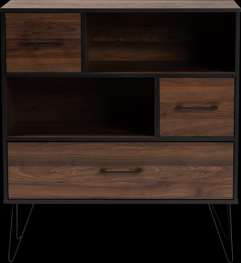 Alitak Brown Bookcase - Thumbnail - Image 3