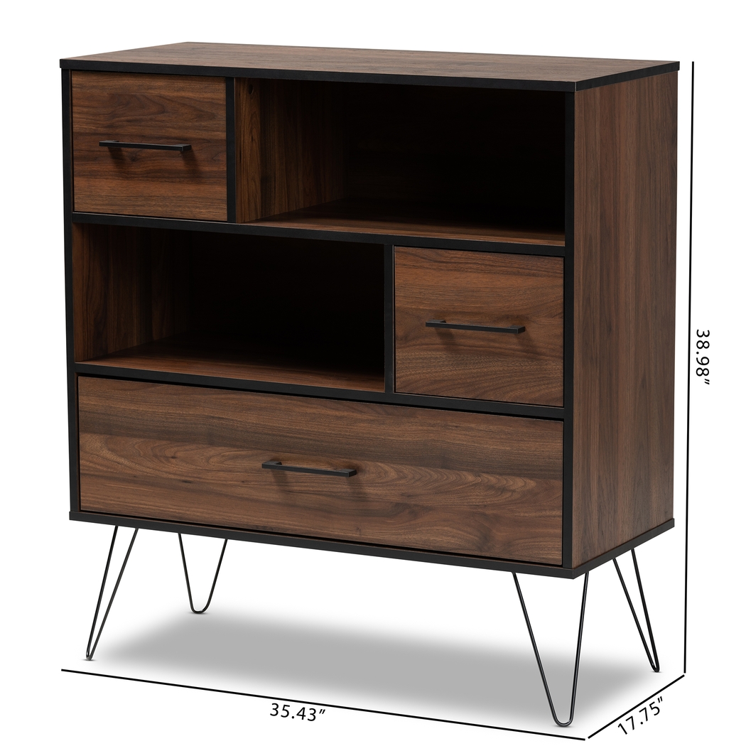Alitak Brown Bookcase - Thumbnail - Image 9
