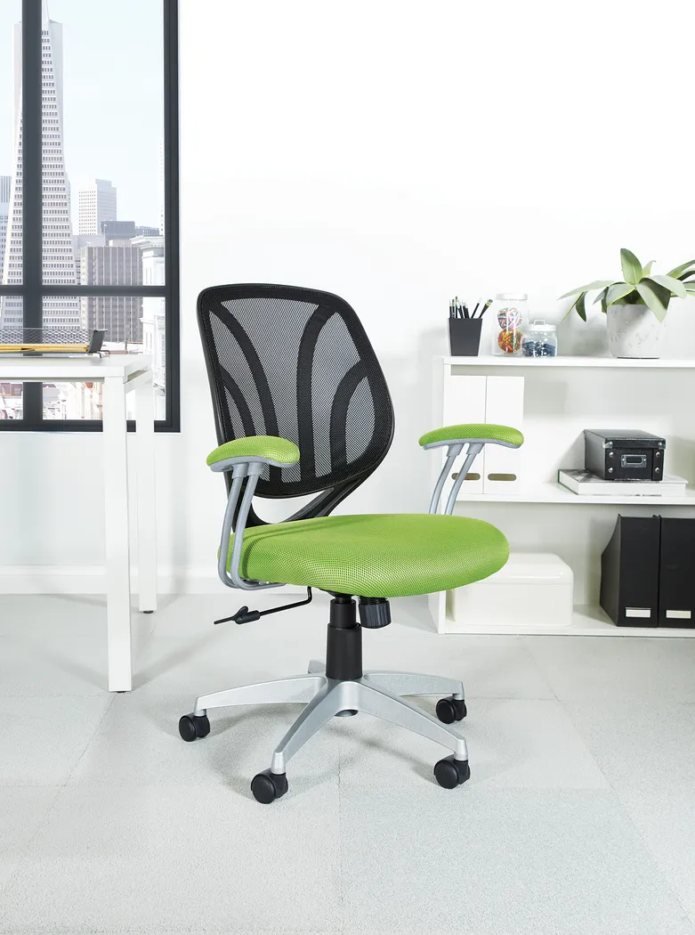 Alixer Green Office Chair - Thumbnail - Image 2