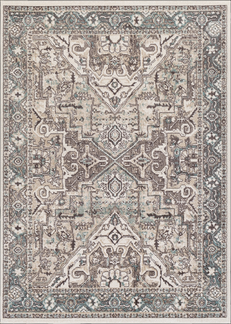 Alize Ivory 5'3 x 7'3 Rug - Thumbnail - Image 1