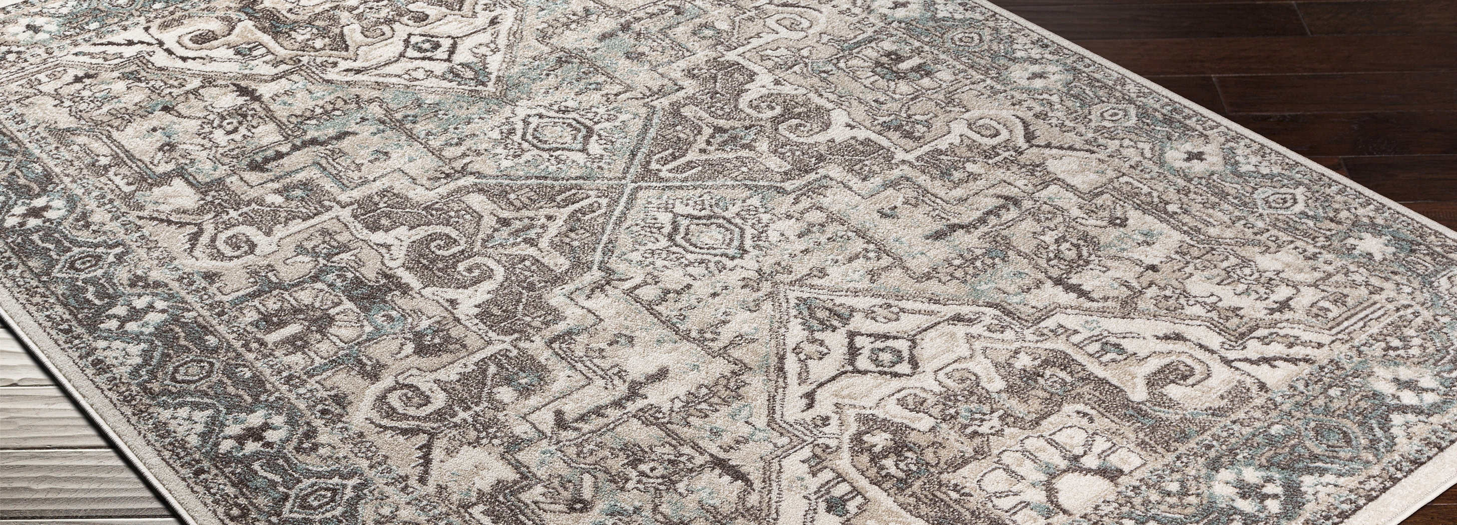 Alize Ivory 6'7 x 9' Rug - Thumbnail - Image 3