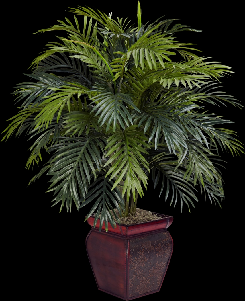 Alizey Green Palm Silk Tree - Thumbnail - Image 1
