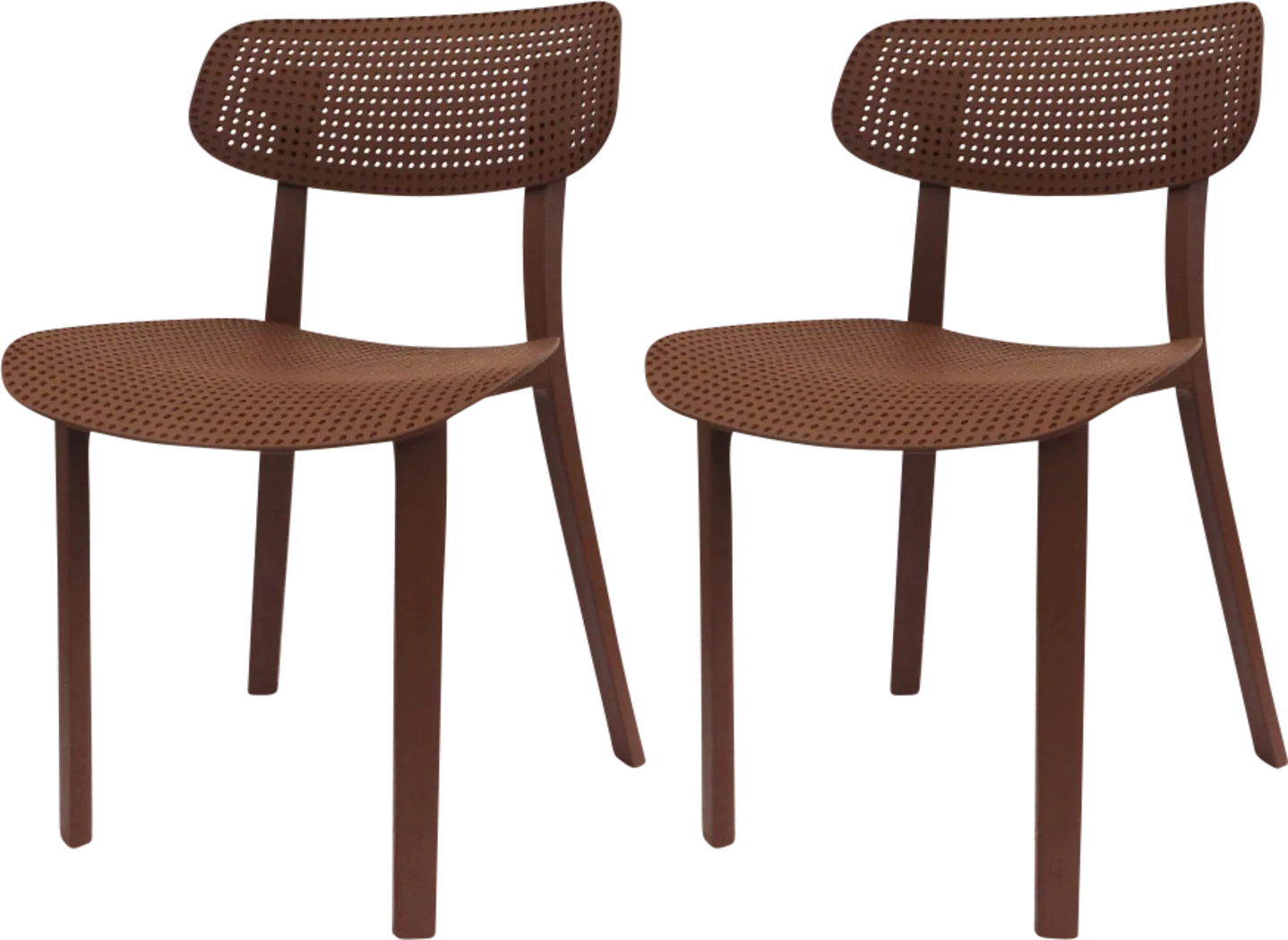 Alizia Brown Dining Chair, Set of 2 - Thumbnail - Image 1