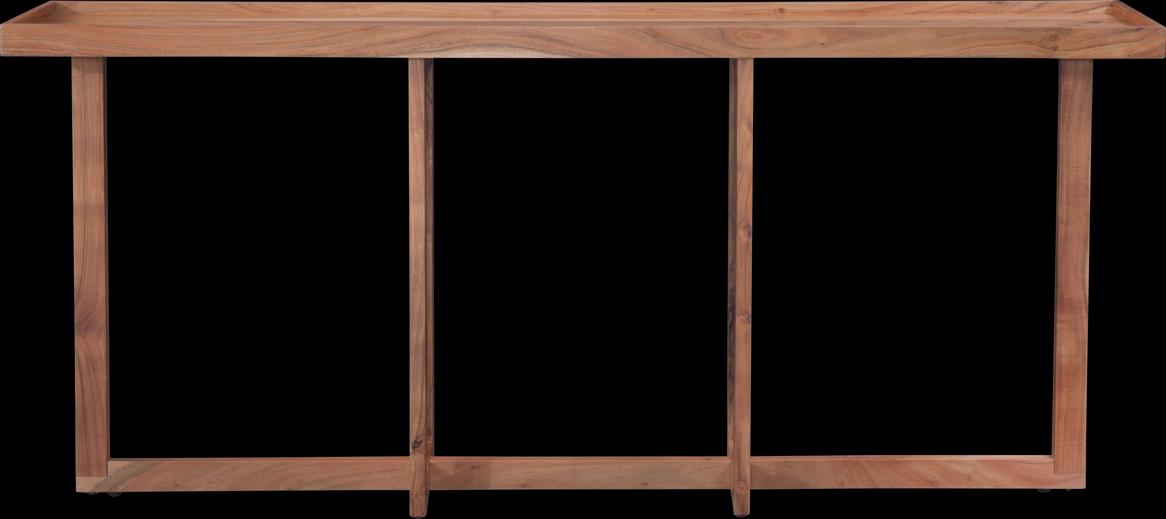 Alkae Brown Sofa Table - Thumbnail - Image 4