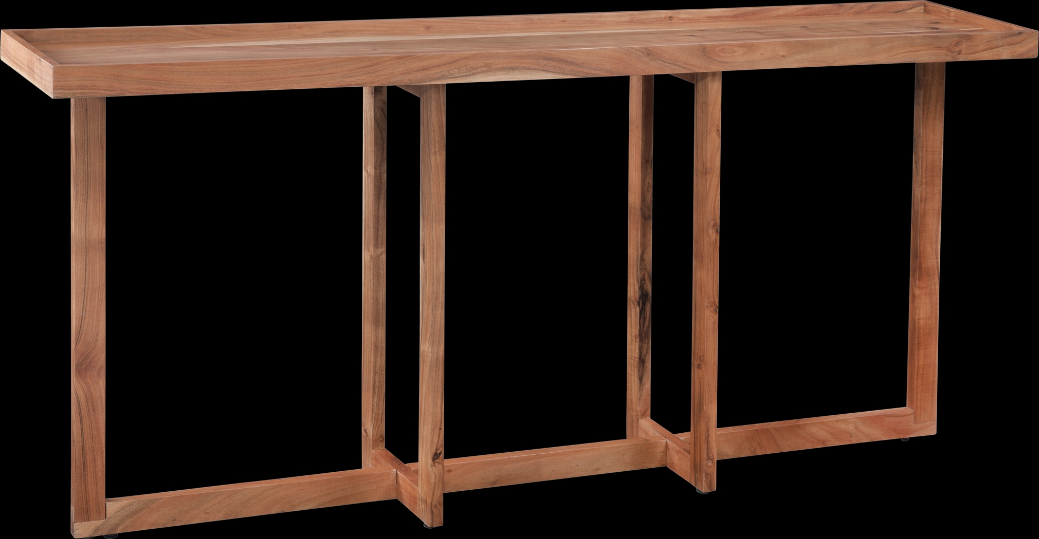 Alkae Brown Sofa Table - Thumbnail - Image 1