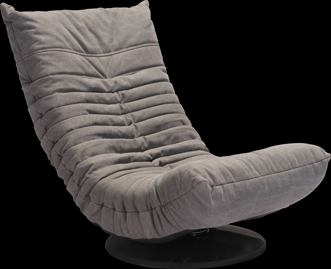Alken Rowe Gray Swivel Chair - Thumbnail - Image 1