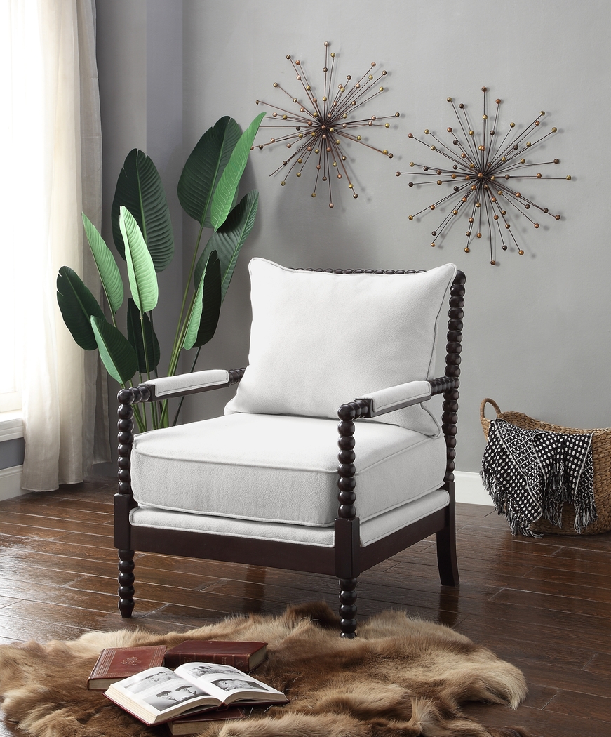 Alkison Beige Accent Chair - Thumbnail - Image 4