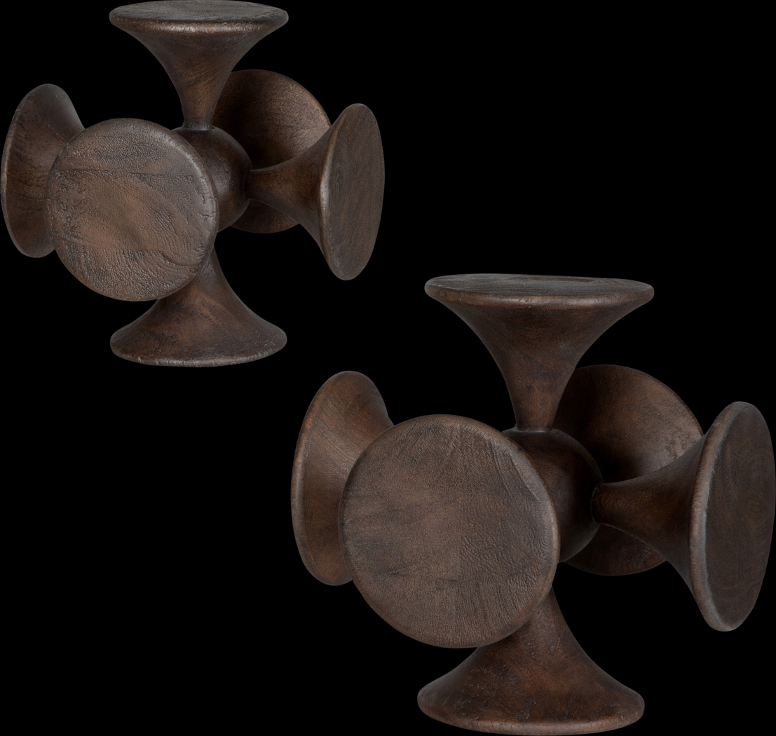 Alko Brown Sculpture, Set of 2 - Thumbnail - Image 5