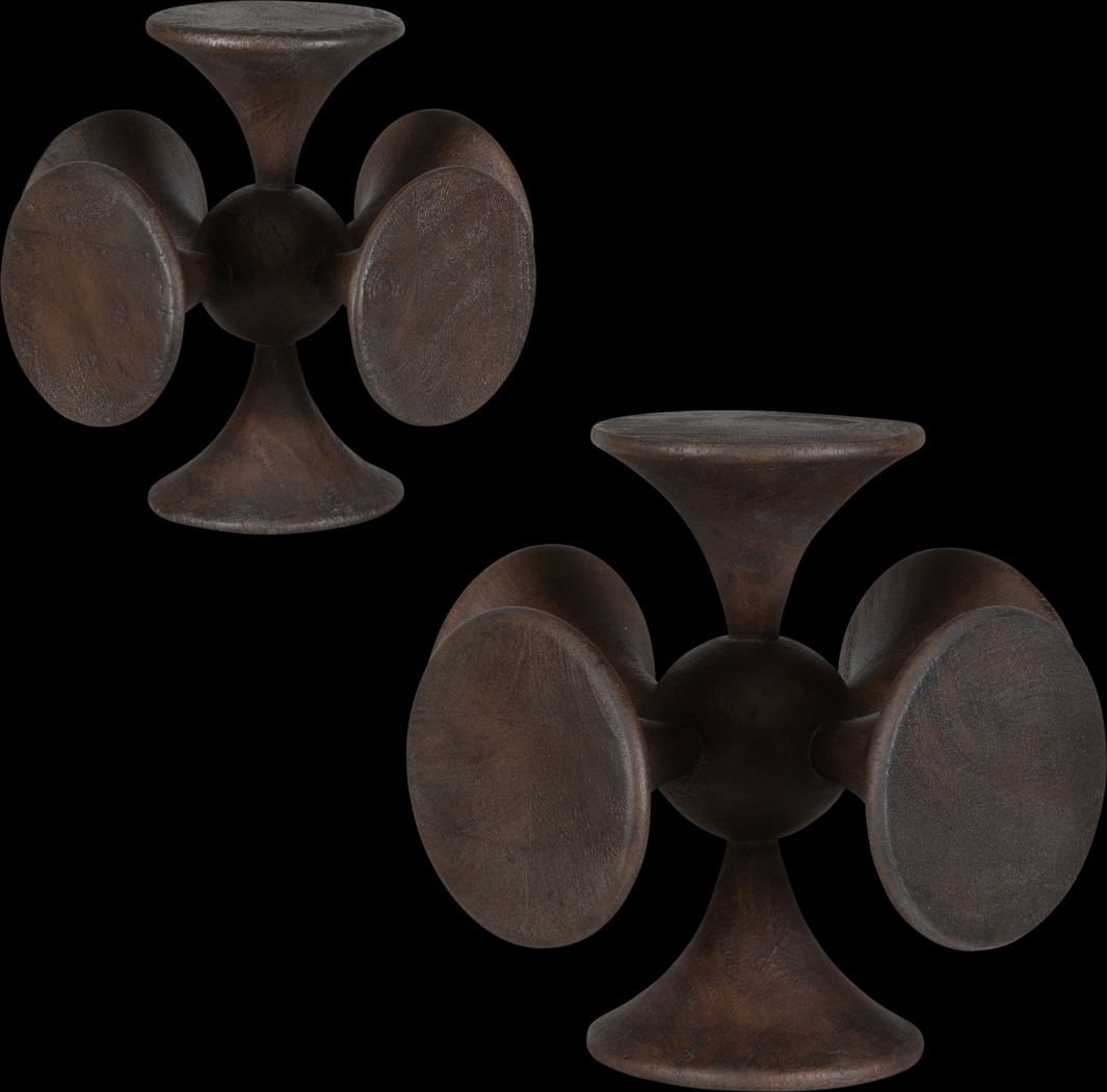 Alko Brown Sculpture, Set of 2 - Thumbnail - Image 1