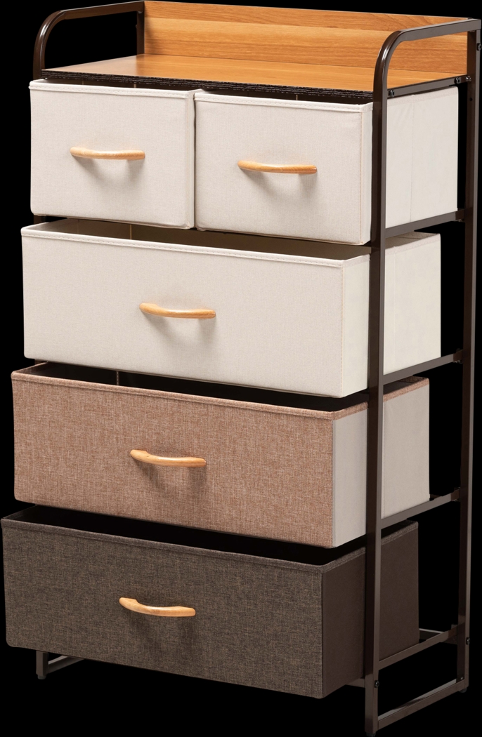 Alkoel Black 5-Drawer Accent Cabinet - Thumbnail - Image 2