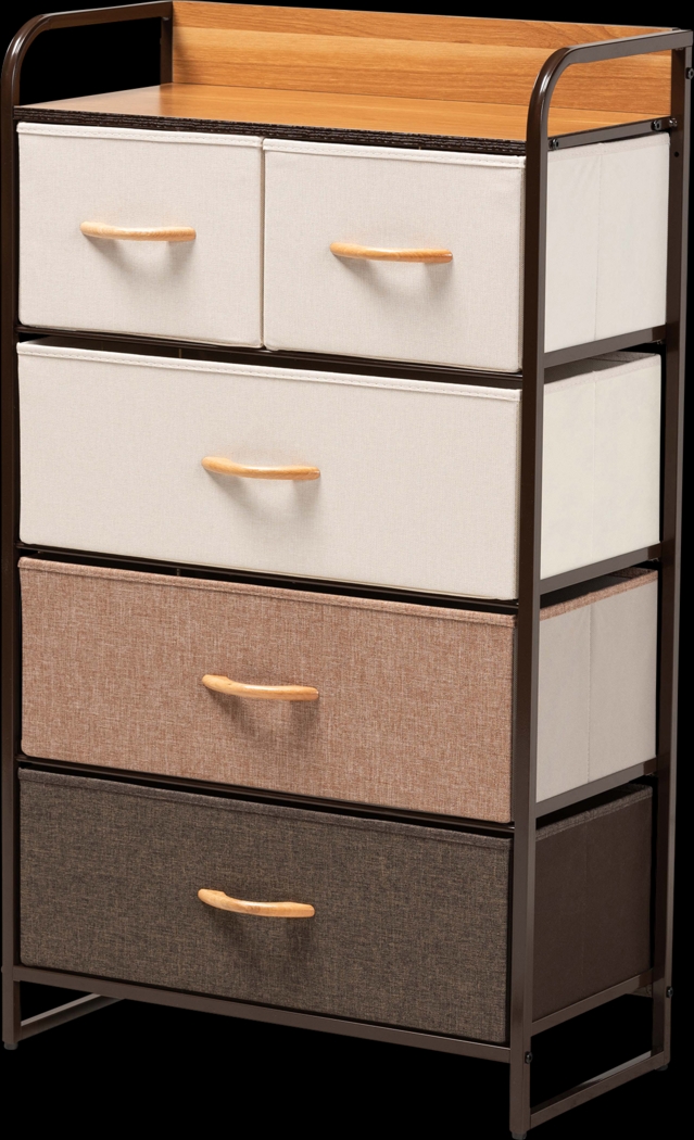 Alkoel Black 5-Drawer Accent Cabinet - Thumbnail - Image 1