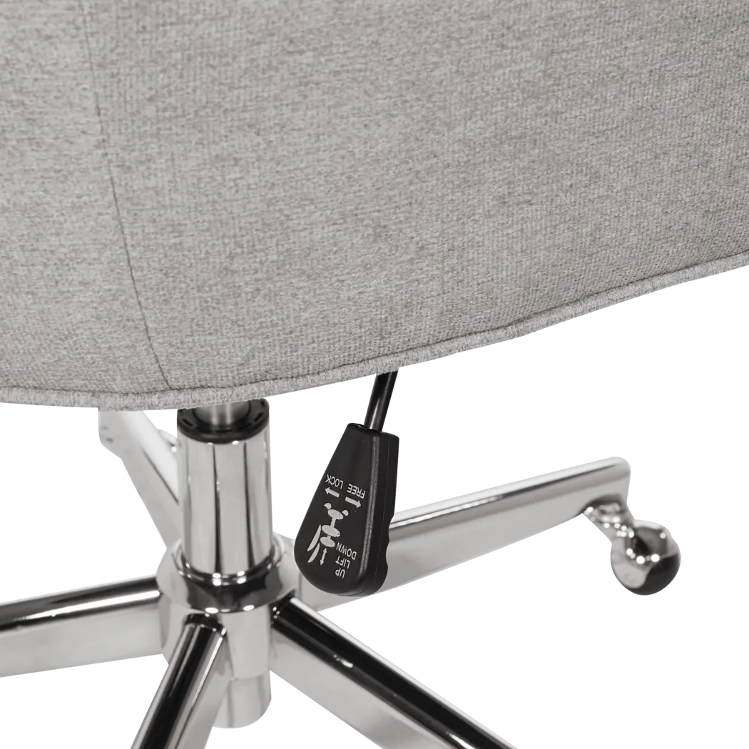 Allabina Gray Office Chair - Thumbnail - Image 6