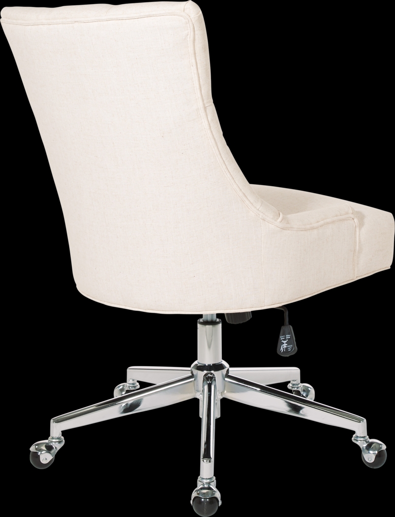 Allabina White Office Chair - Thumbnail - Image 2