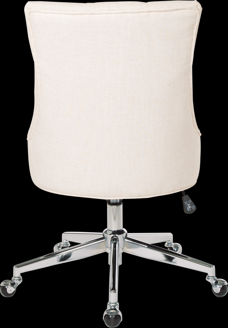 Allabina White Office Chair - Thumbnail - Image 4