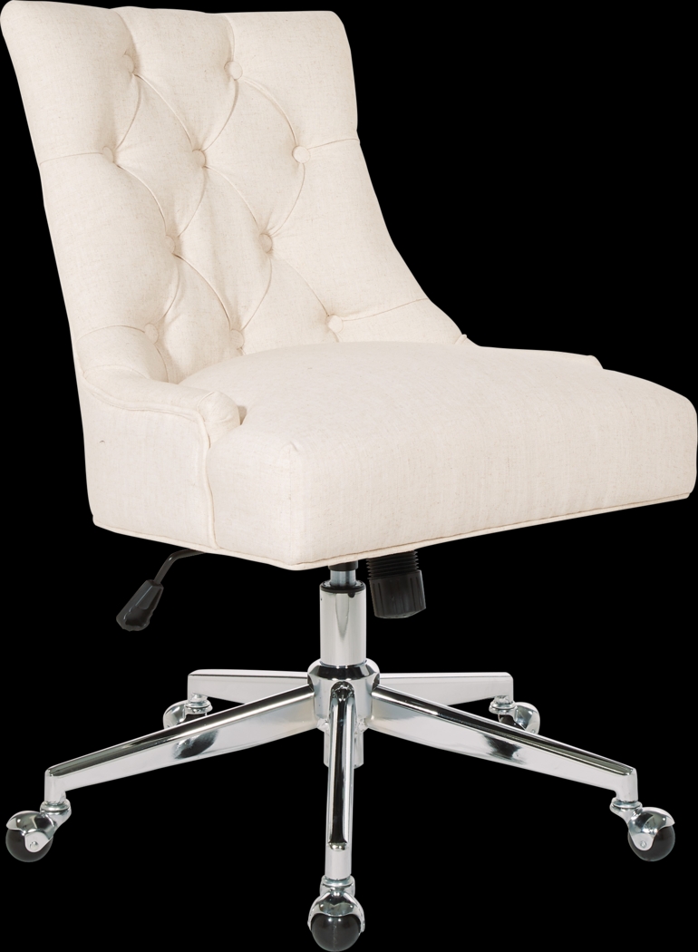 Allabina White Office Chair - Thumbnail - Image 1