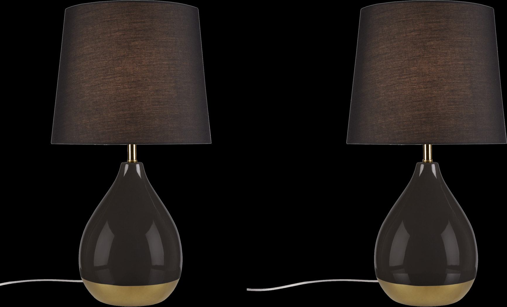 Allamanda Court Black Table Lamps, Set of 2 - Thumbnail - Image 3