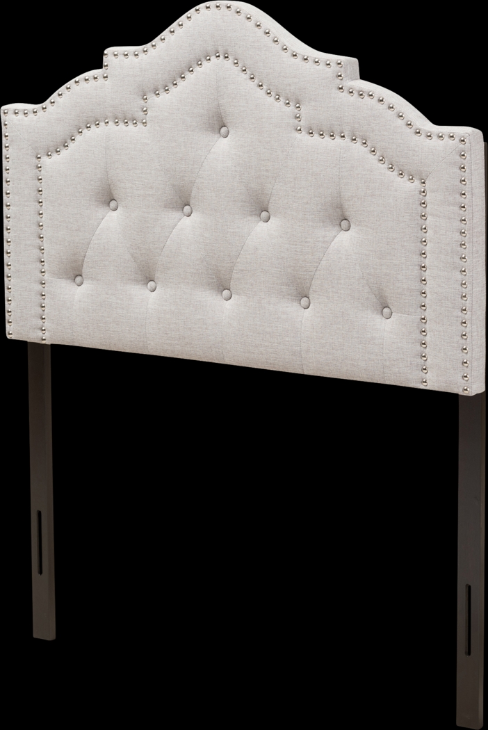 Allamar Gray Twin Upholstered Headboard - Thumbnail - Image 3