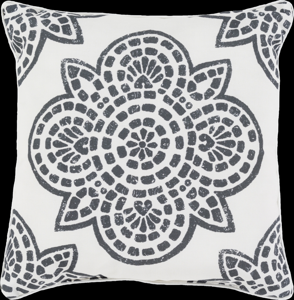 Allanna Black Indoor/Outdoor Accent Pillow - Thumbnail - Image 1