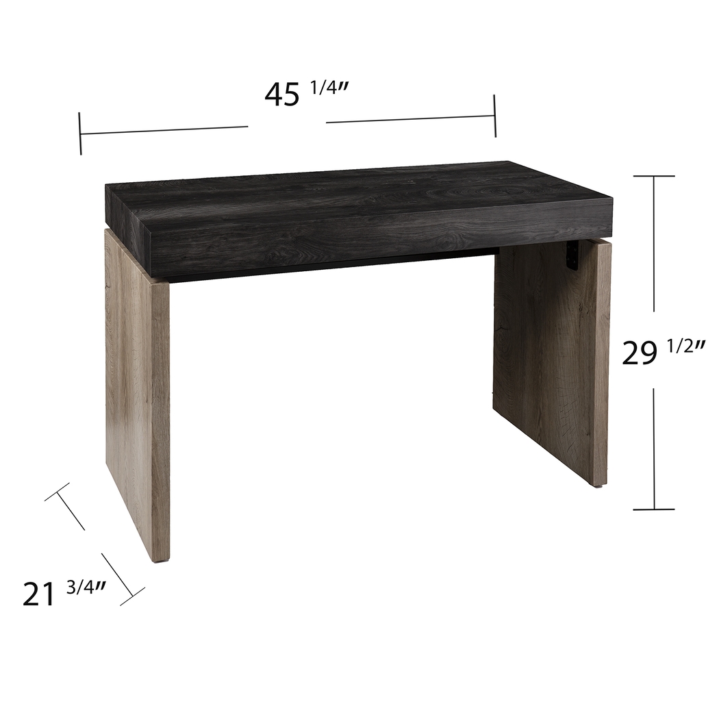 Allanwood Black Desk - Thumbnail - Image 10