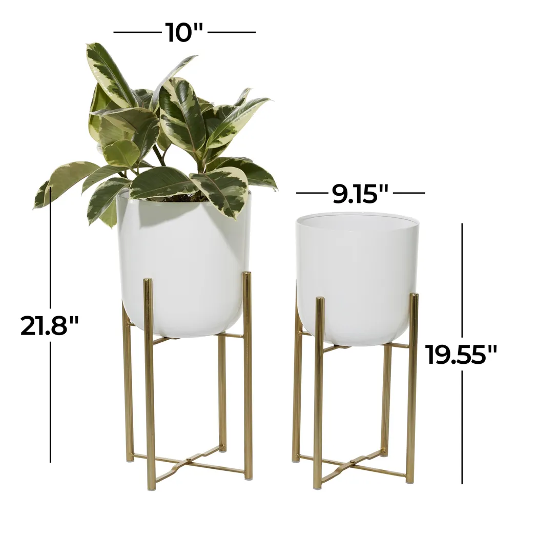 Allany White Planter, Set of 3 - Image 6