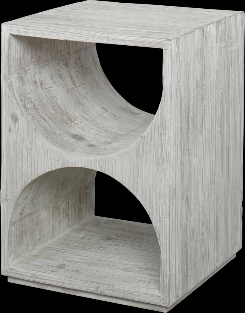 Allatoona White Accent Table - Thumbnail - Image 1