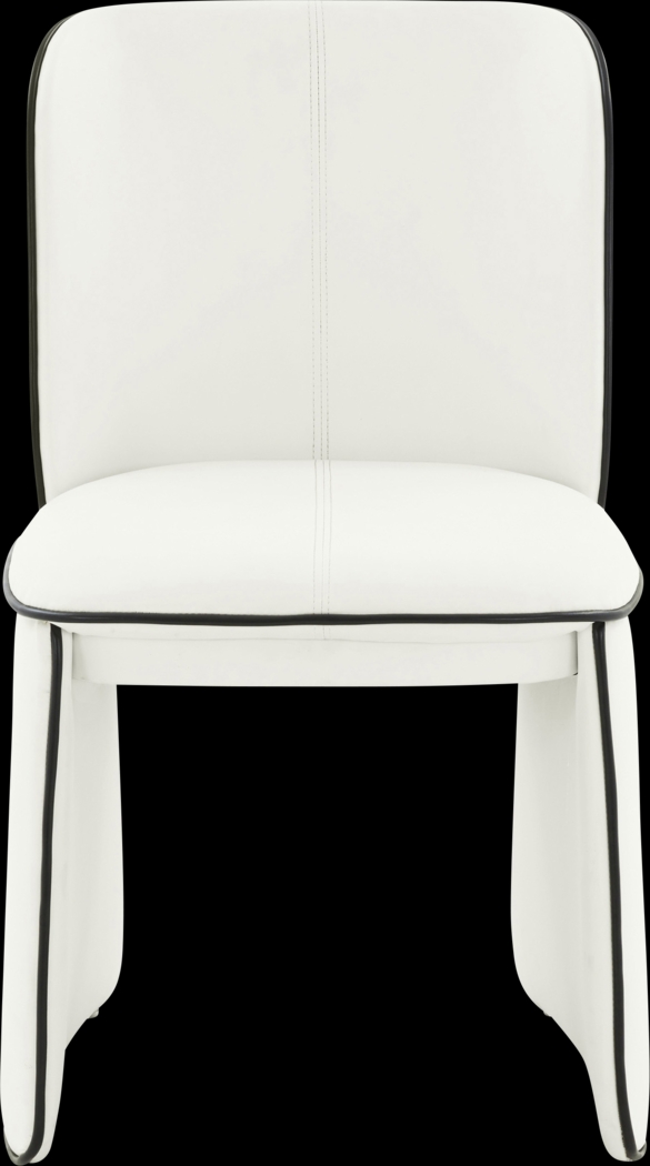Allbee Cream Side Chair - Thumbnail - Image 3