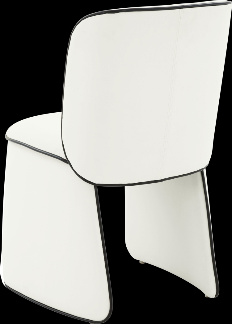 Allbee Cream Side Chair - Thumbnail - Image 4