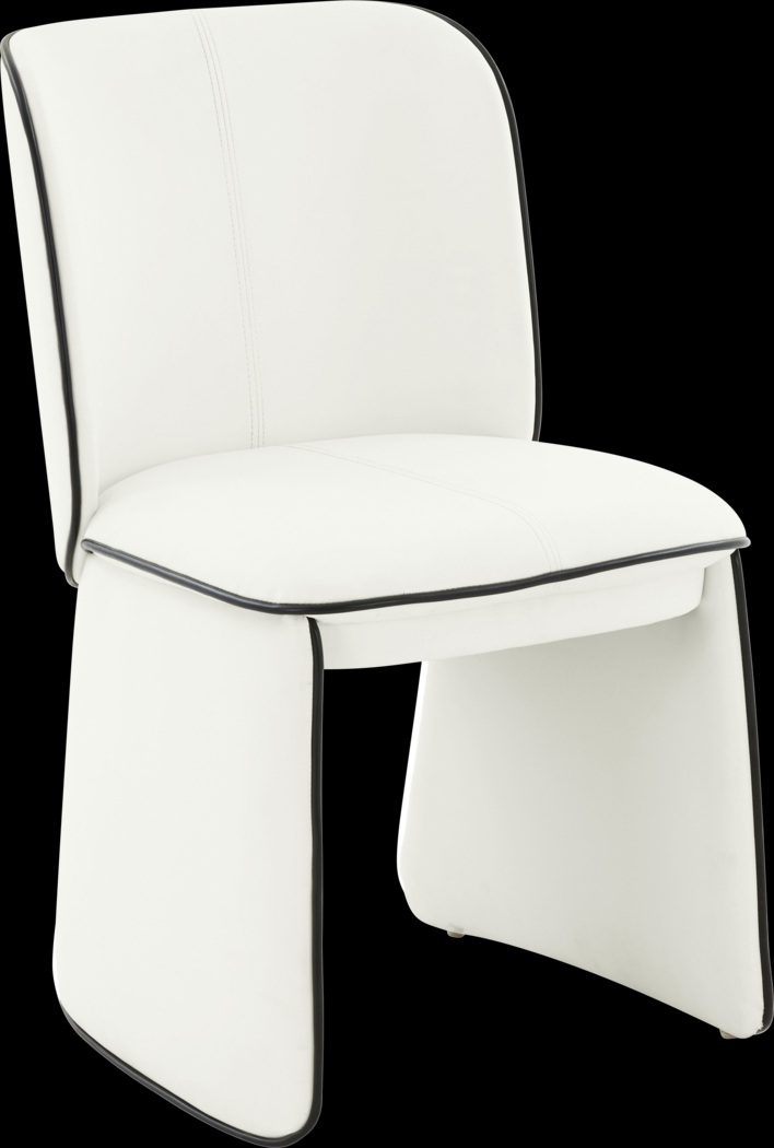 Allbee Cream Side Chair - Thumbnail - Image 1