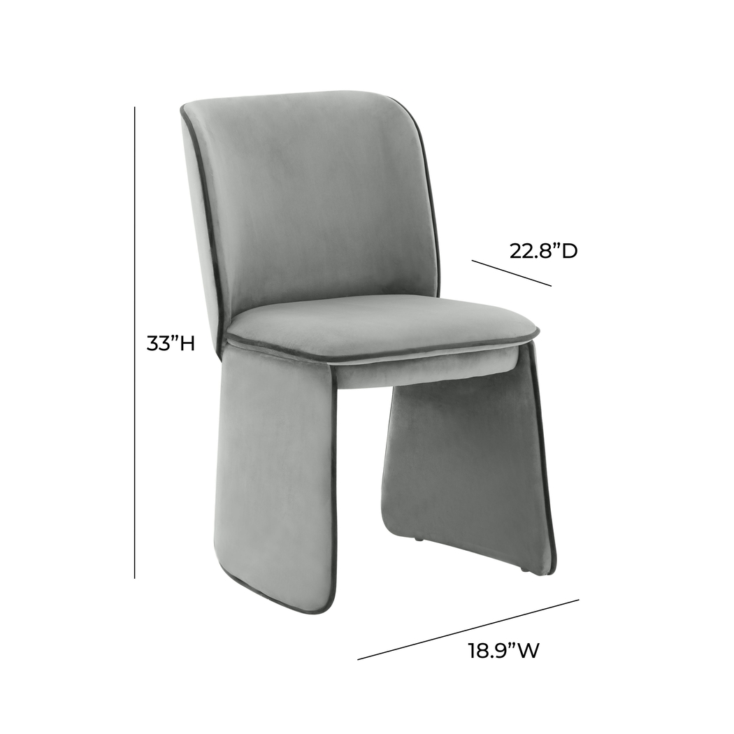 Allbee Gray Side Chair - Thumbnail - Image 6