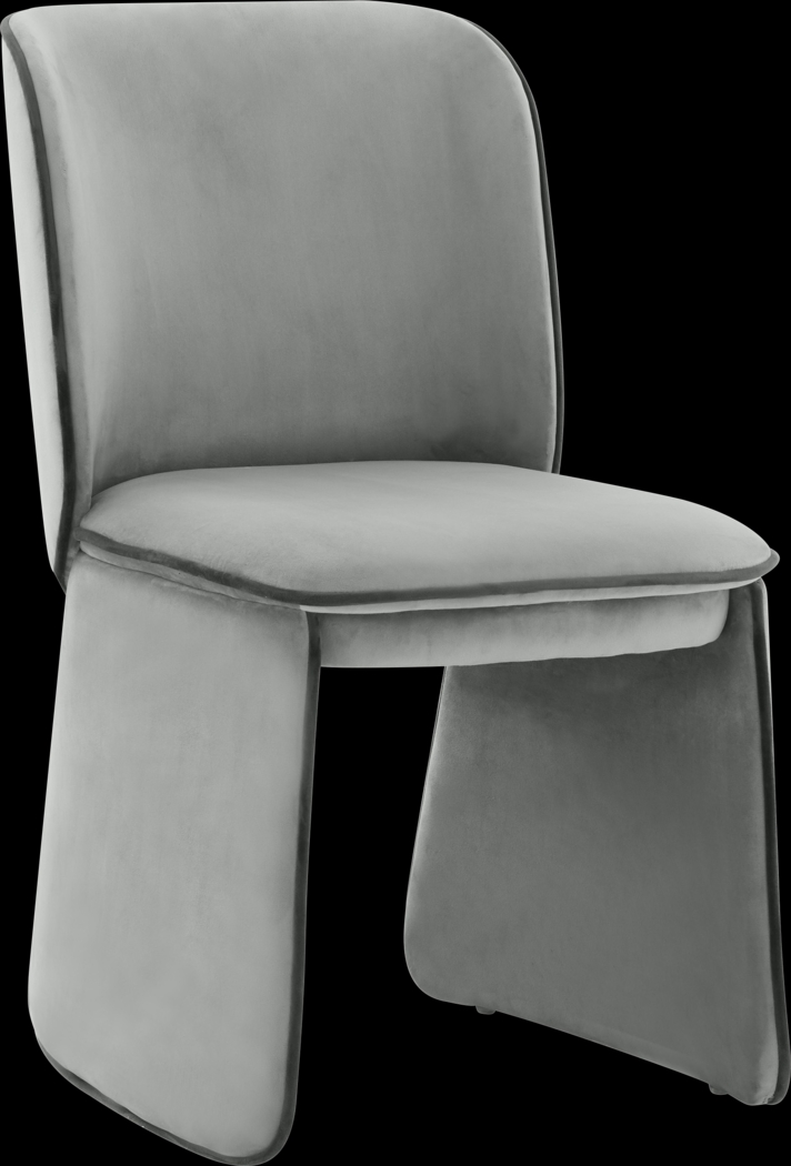 Allbee Gray Side Chair - Thumbnail - Image 1
