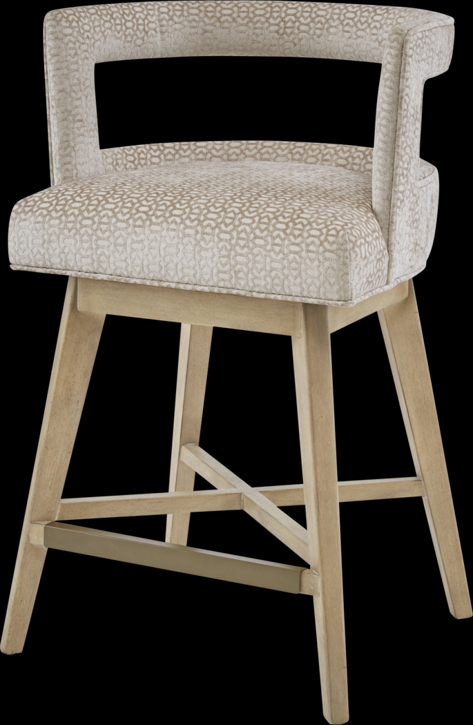 Allbritton Cream Counter Height Stool - Thumbnail - Image 1