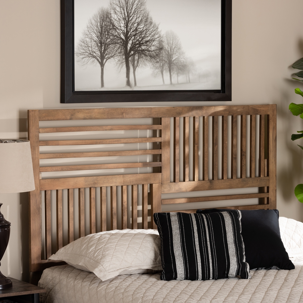 Allden Brown King Headboard - Thumbnail - Image 4