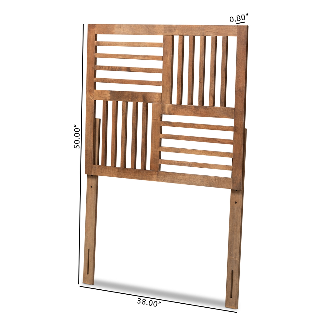 Allden Brown Twin Headboard - Thumbnail - Image 5