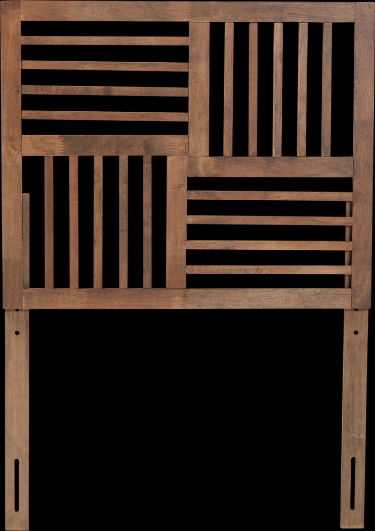 Allden Brown Twin Headboard - Thumbnail - Image 1