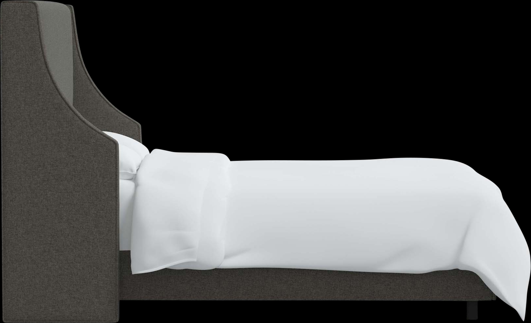 Alldenford Dark Gray California King Bed - Thumbnail - Image 3