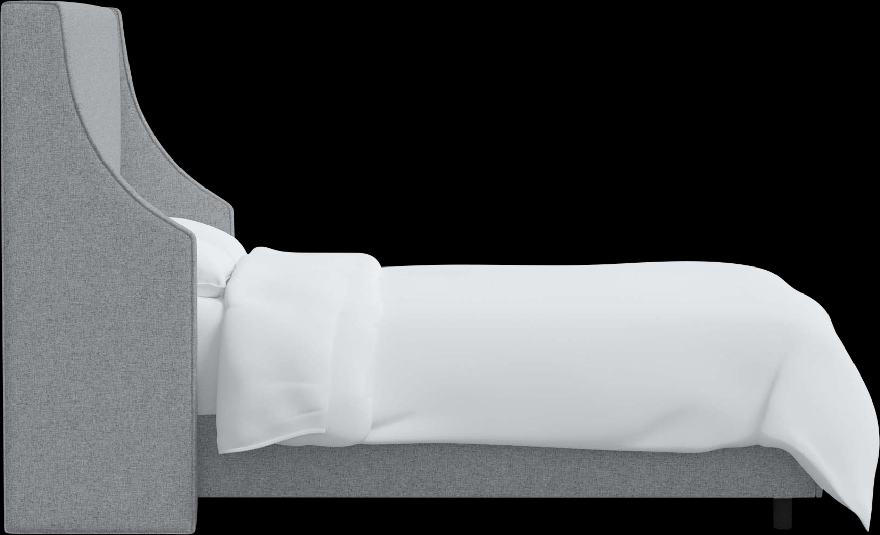 Alldenford Light Gray Twin Bed - Thumbnail - Image 3