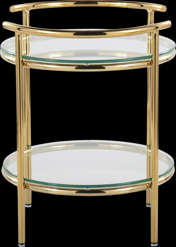 Alldershot Gold End Table - Thumbnail - Image 3