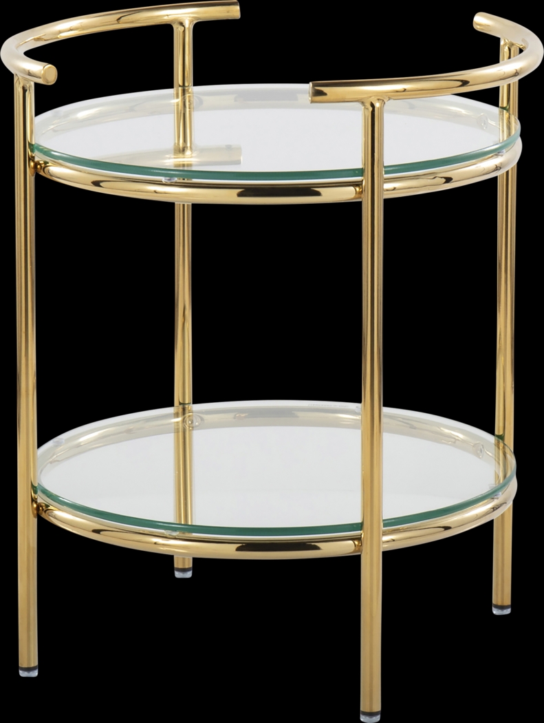 Alldershot Gold End Table - Thumbnail - Image 4