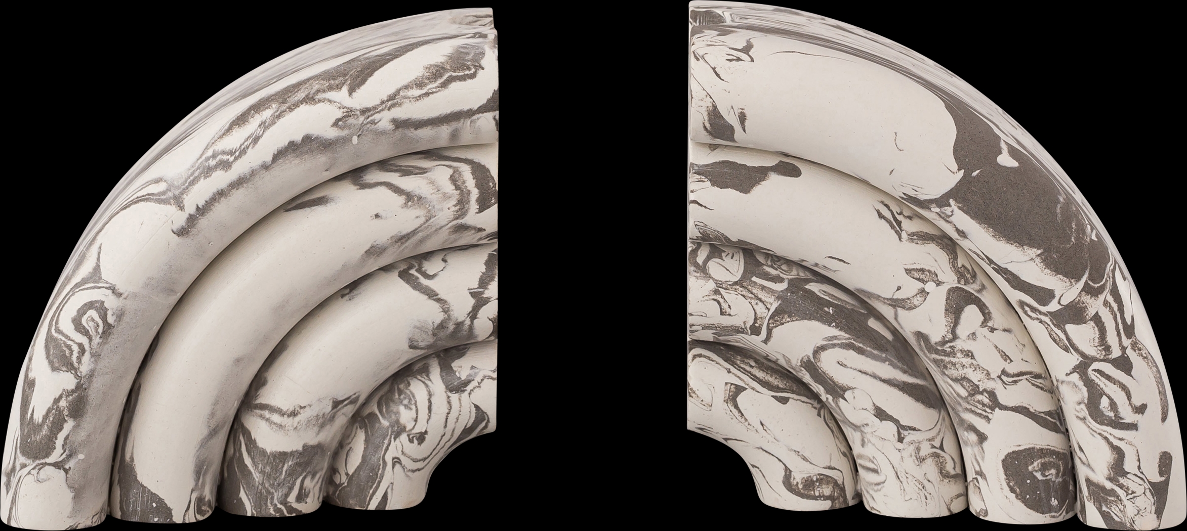 Alleah Gray Bookends, Set of 2 - Thumbnail - Image 1