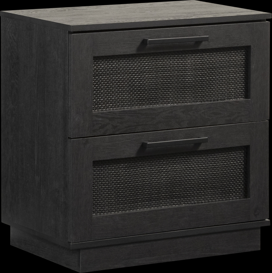 Allebach Black Nightstand - Thumbnail - Image 1