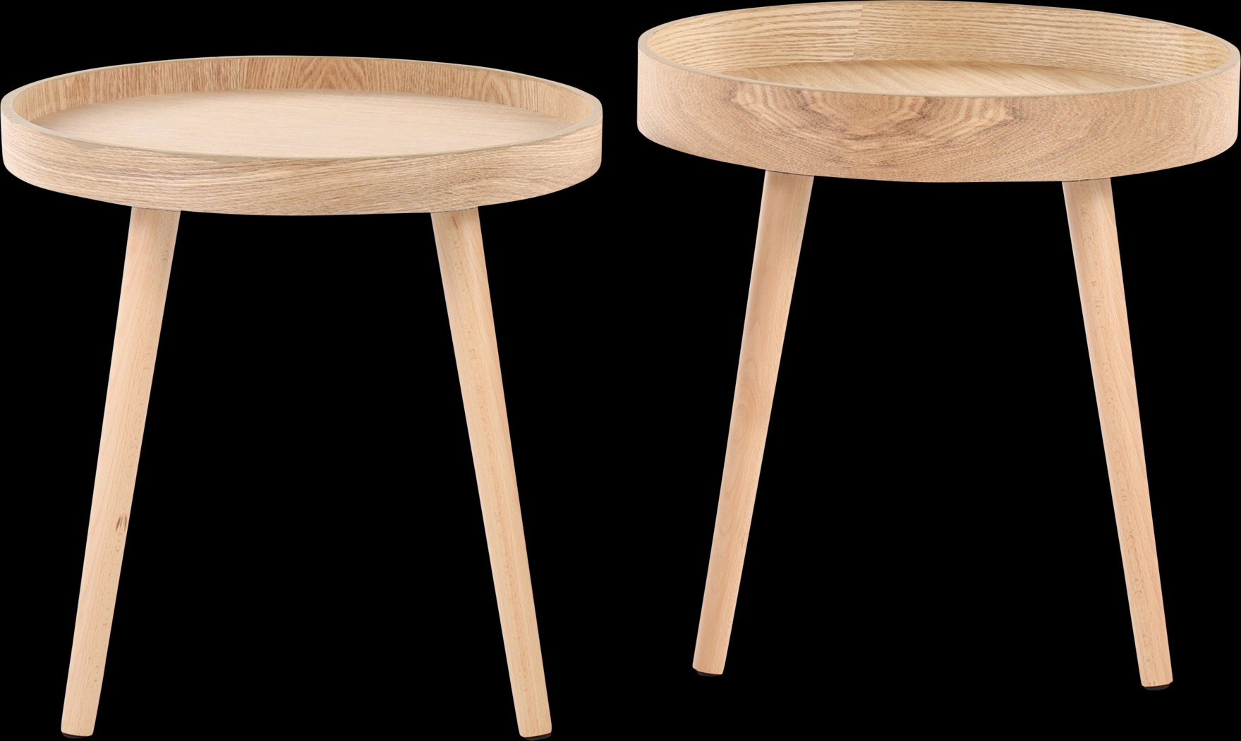 Allegrow Natural End Table, Set of 2 - Thumbnail - Image 3