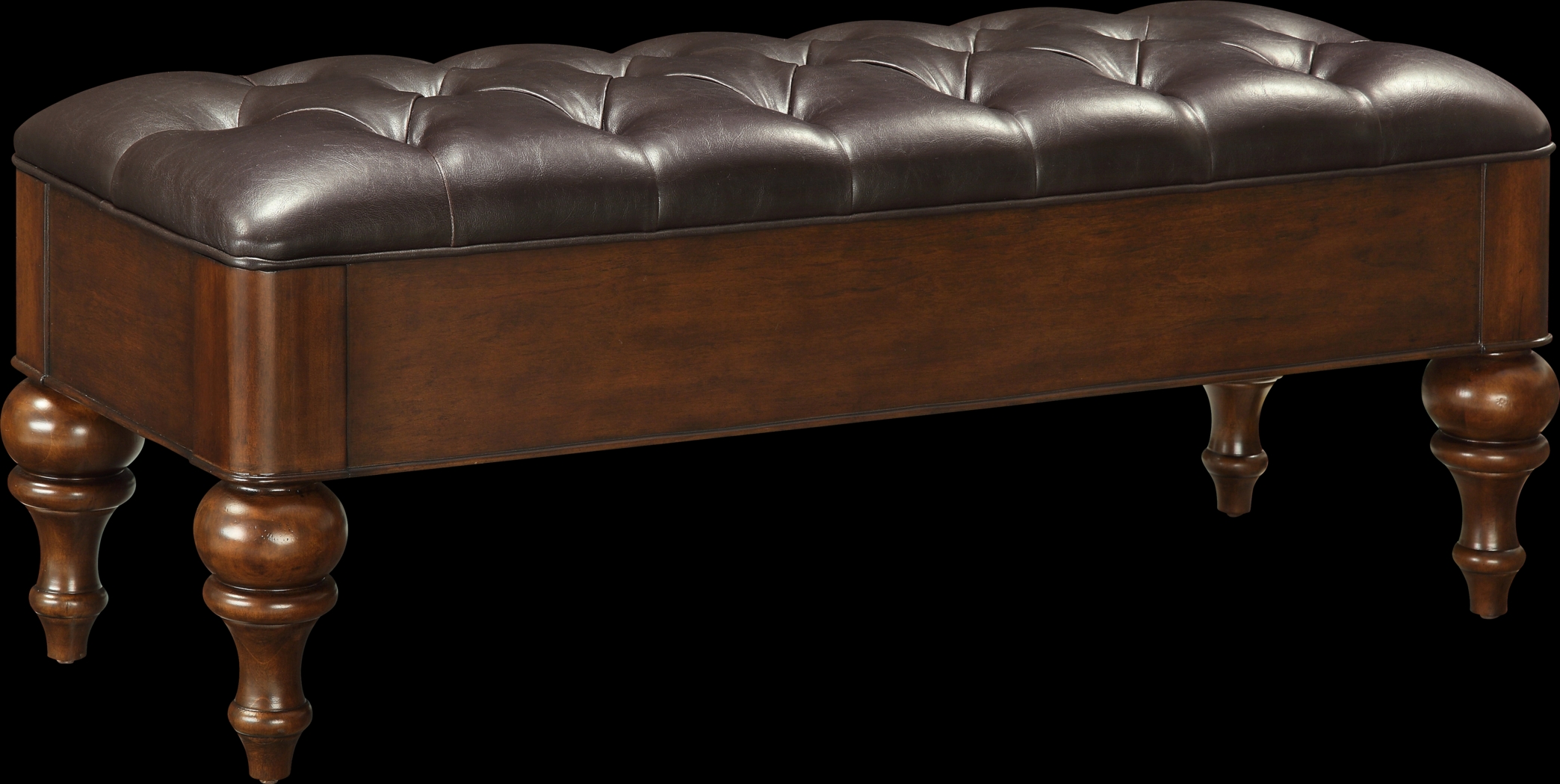 Allen Brown Storage Bench - Thumbnail - Image 1