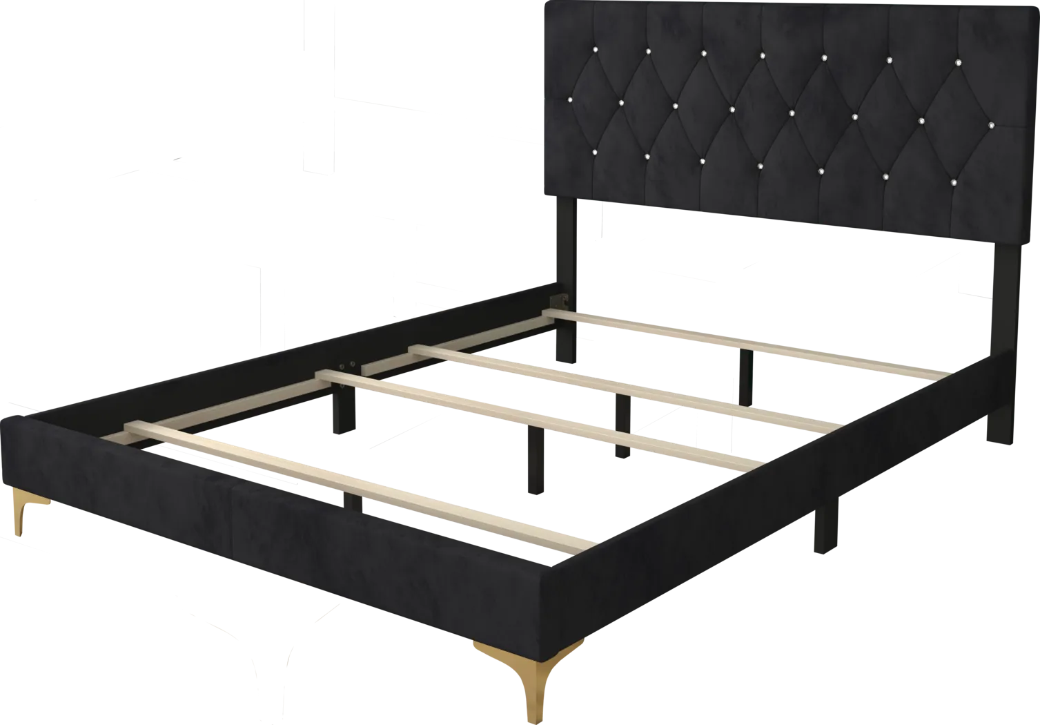 Allengrove Black Full Bed with 2 Nightstand - Thumbnail - Image 3