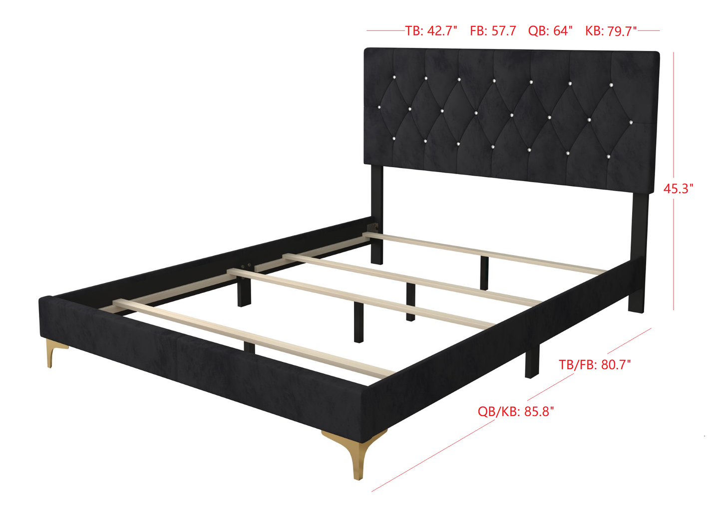 Allengrove Black Queen Bed with 2 Nightstands - Thumbnail - Image 4