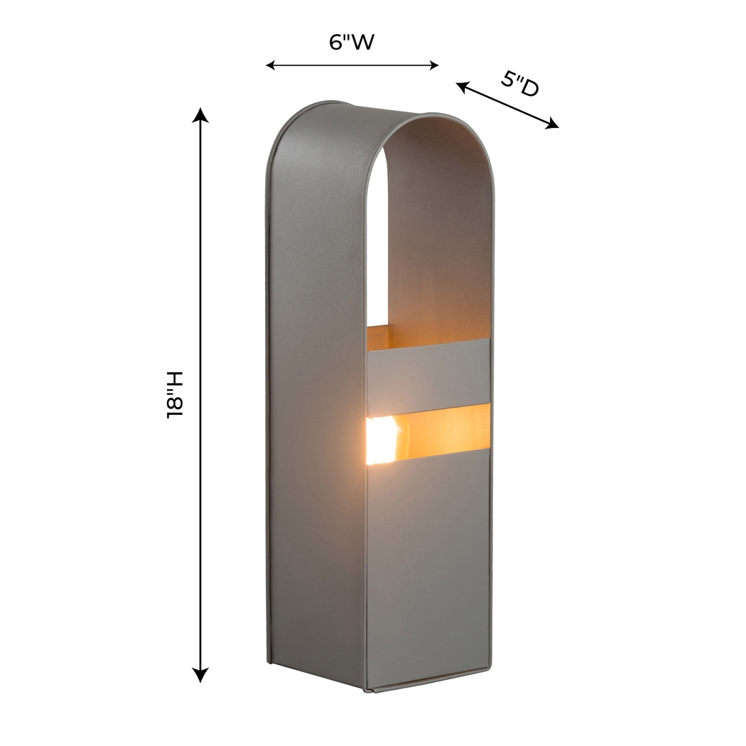 Alleran II Gray Table Lamp - Thumbnail - Image 5
