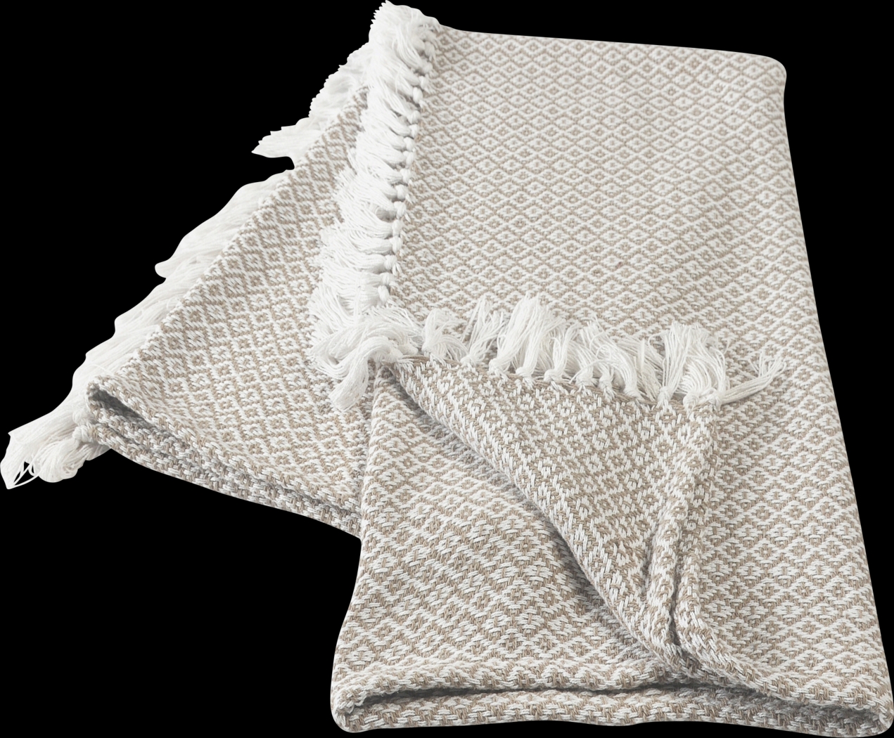 Allerbel Tan Throw Blanket - Thumbnail - Image 3