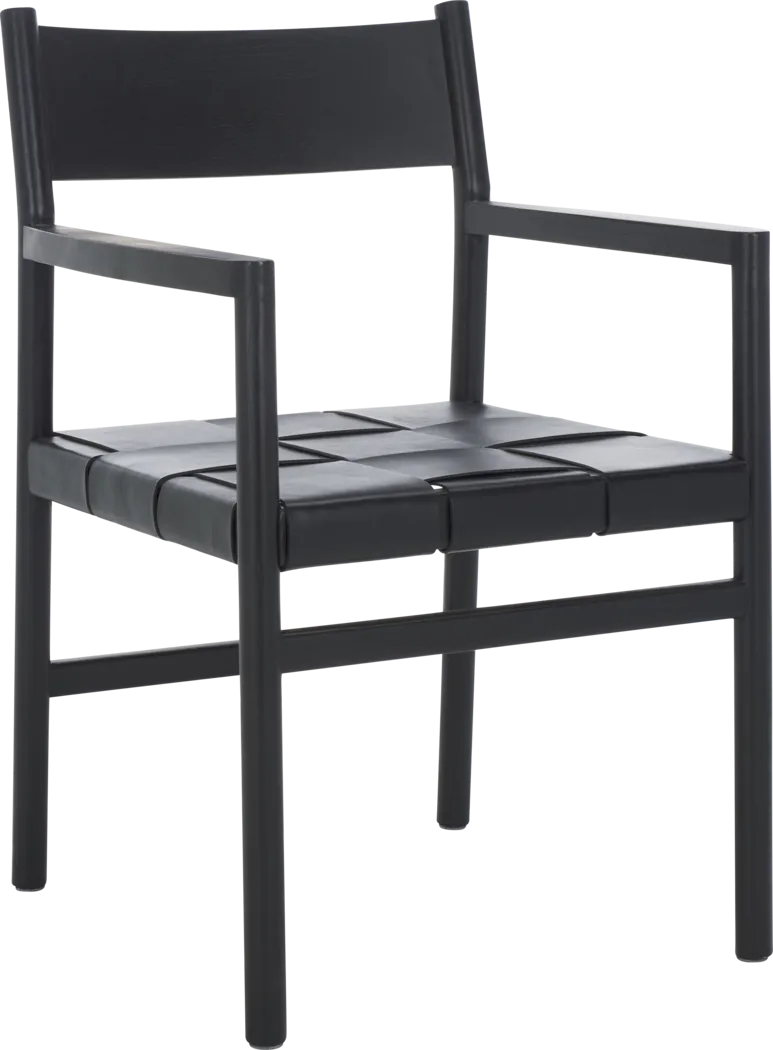 Allercam Black Dining Chair - Thumbnail - Image 1