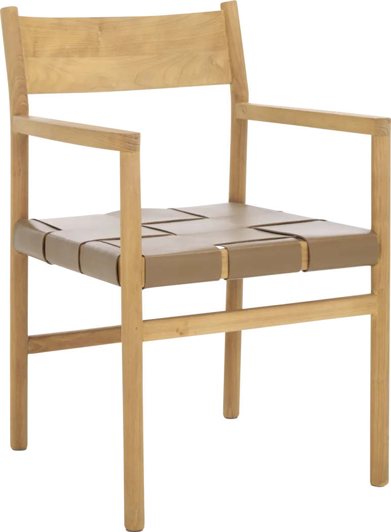 Allercam Brown Dining Chair - Thumbnail - Image 1