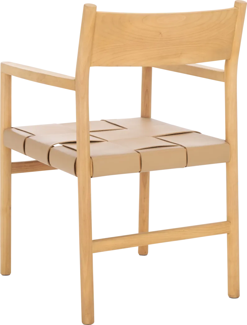 Allercam Natural/Tan Dining Chair - Thumbnail - Image 8